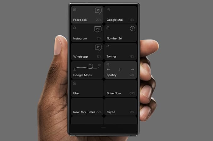 Blloc movil celular minimalista tan disruptivo que parece de Apple