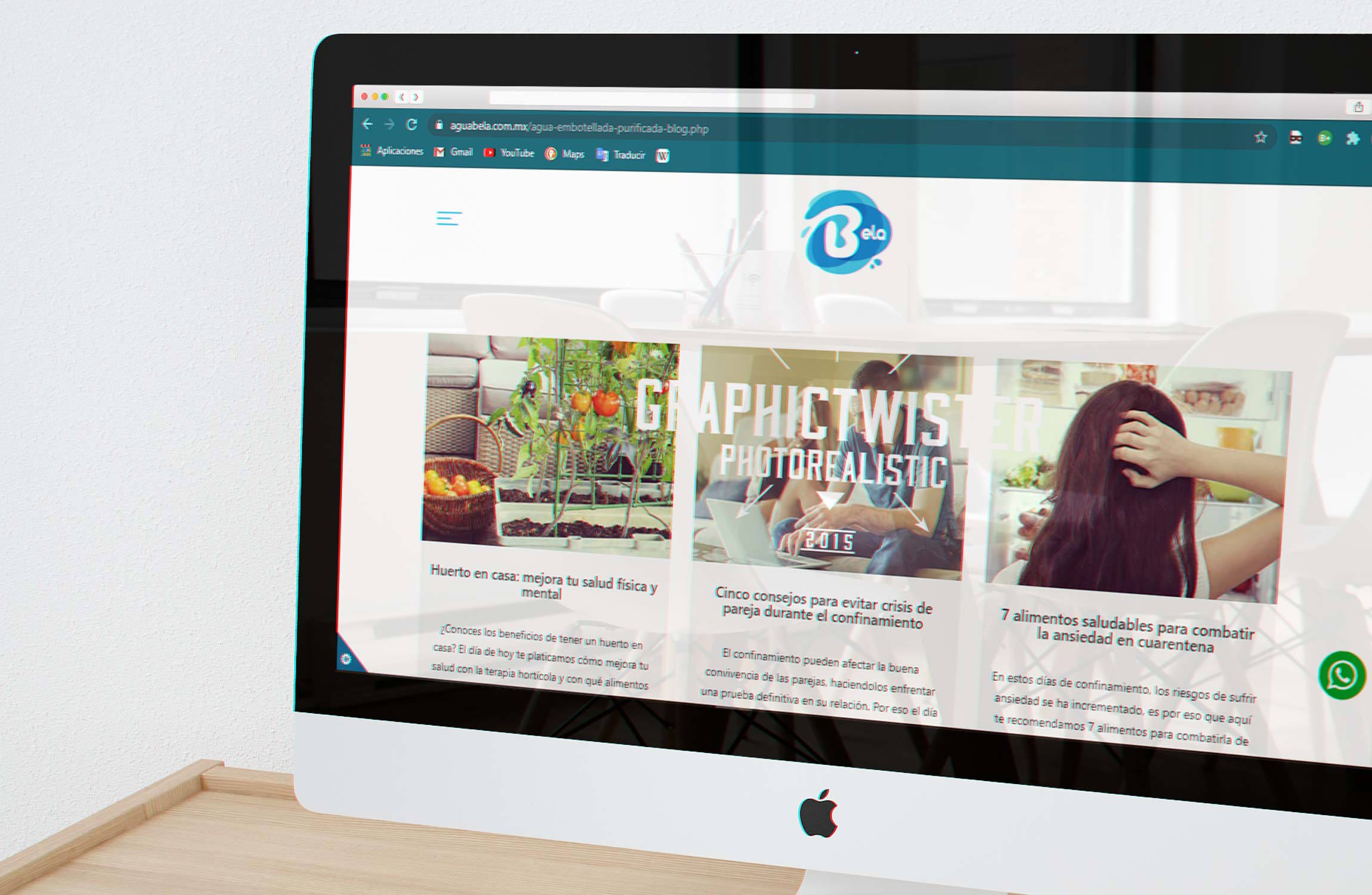 Blogging blog copywriting agua purificada embotellada bela