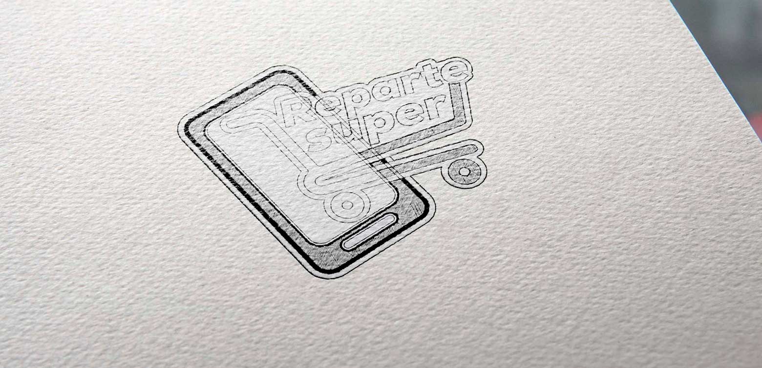 Agencia de publicidad diseño gráfico identidad corporativa logotipo imagotipo logos App Repartesuper