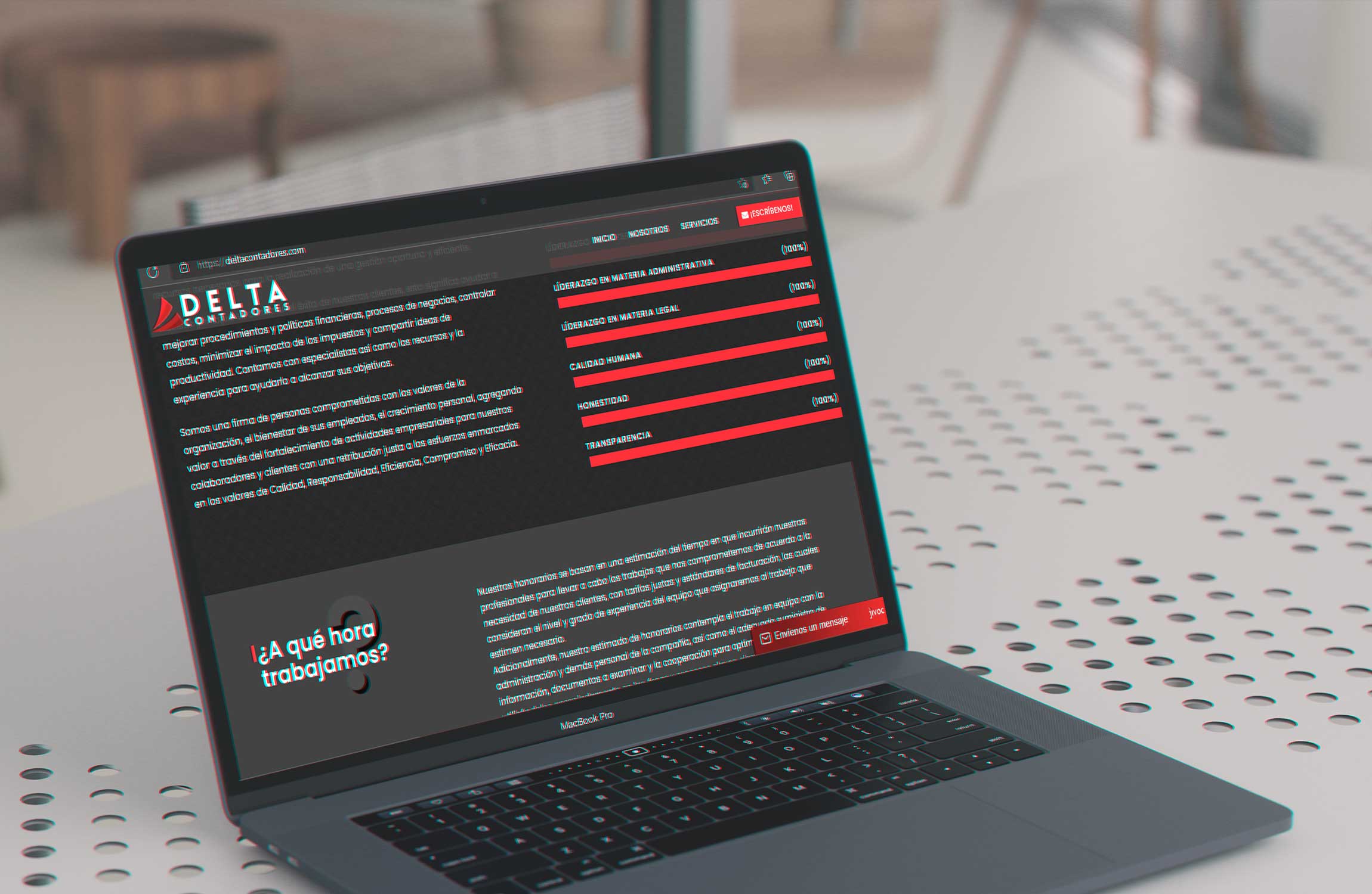 Agencia publicidad diseño gráfico web Delta Contadores