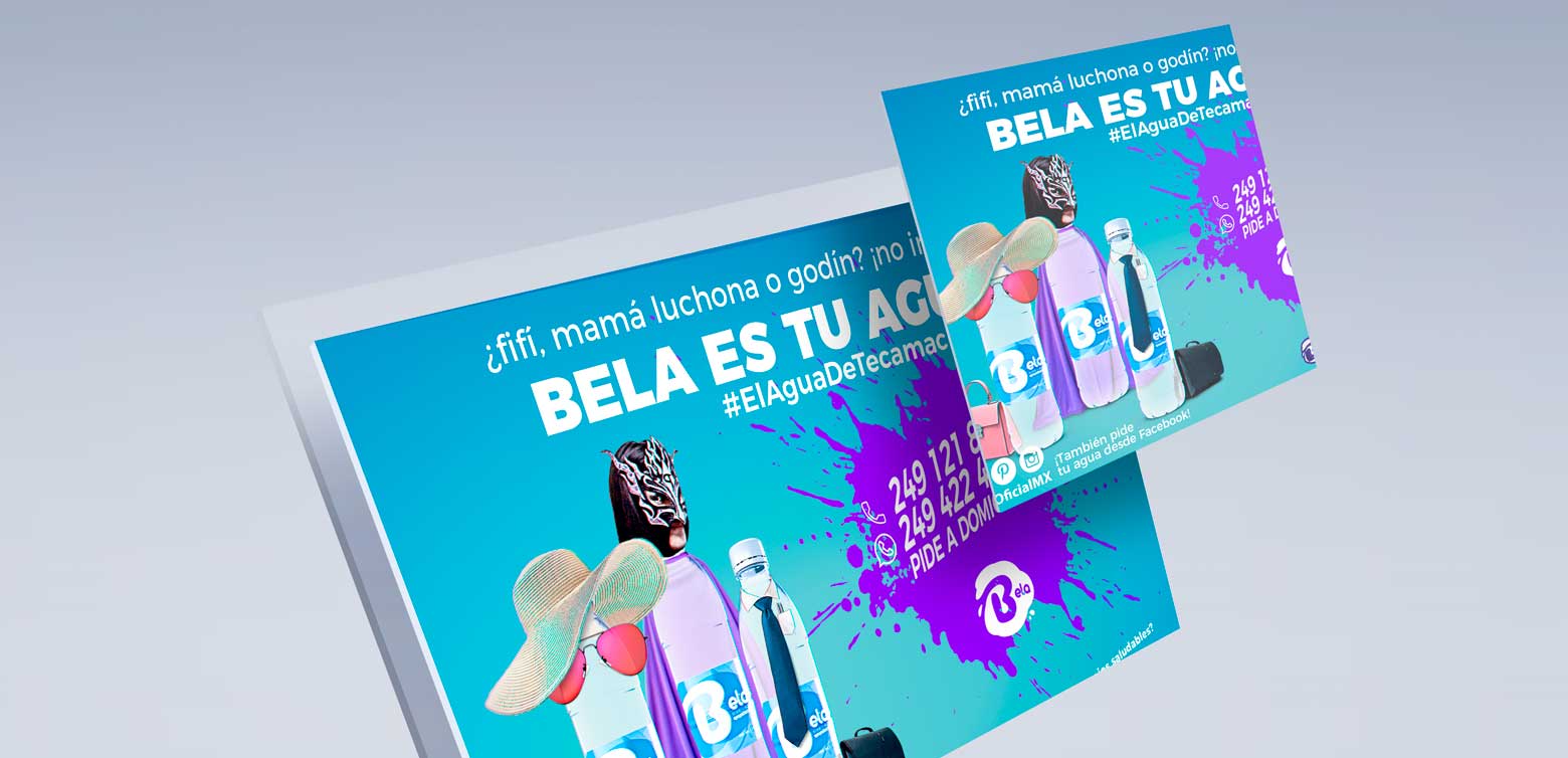 agencia publicidad diseño gráfico animación fotografía agua bela